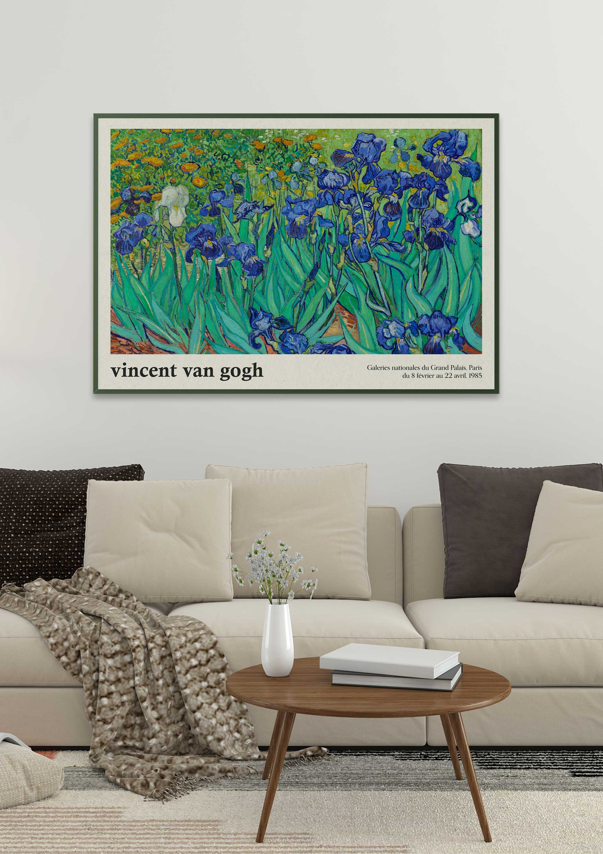 Vincent van Gogh - Irises Exhibition Poster