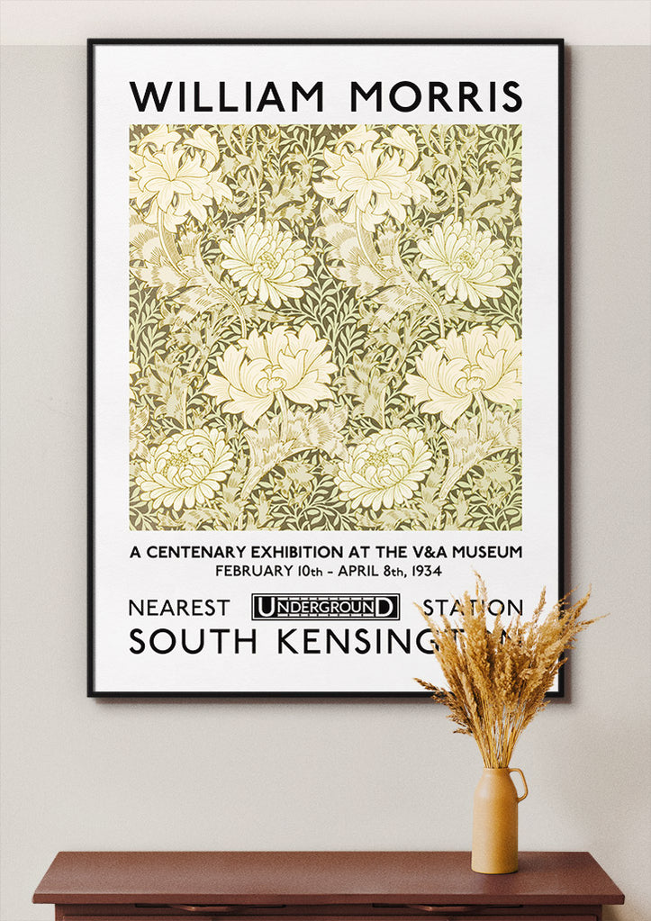 Chrysanthemum by William Morris - Art Exhibition Poster