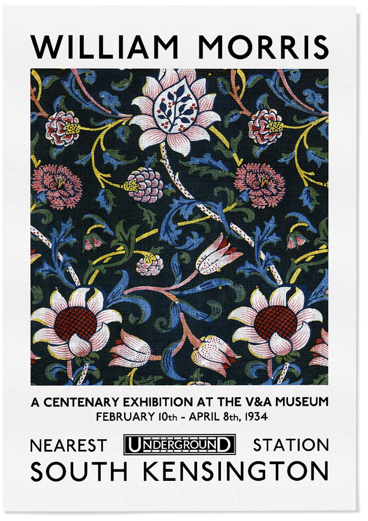 William Morris Evenlode Floral Poster