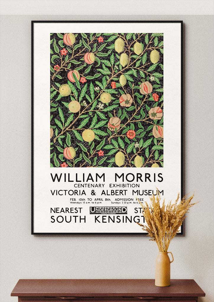 William Morris Citrus Poster