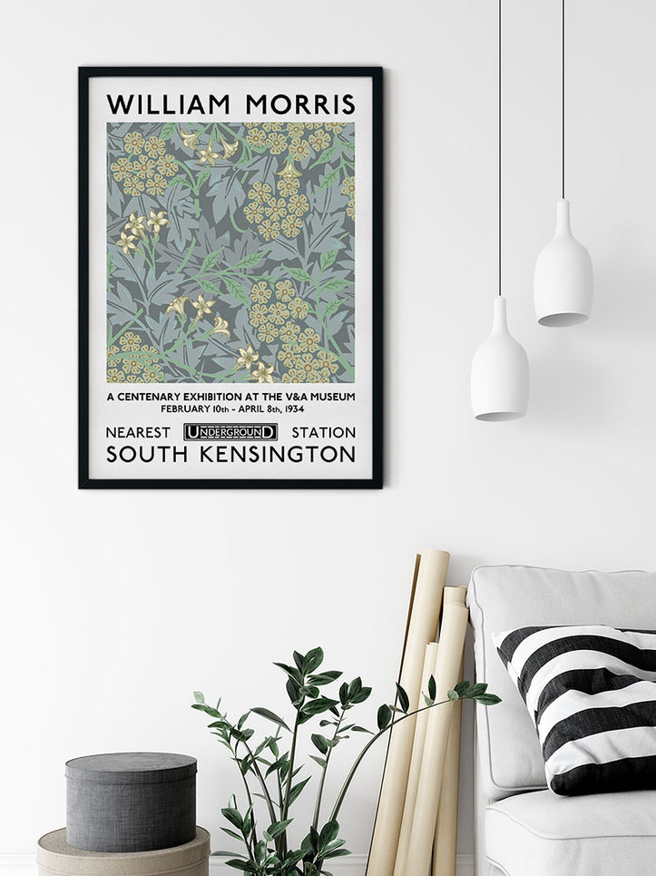 William Morris Exhibition Poster - Jasmine II