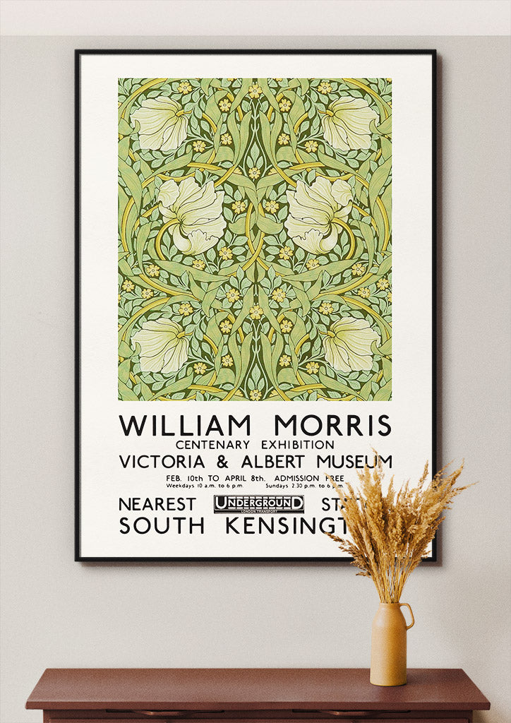 William Morris Pimpernel Floral Art Print