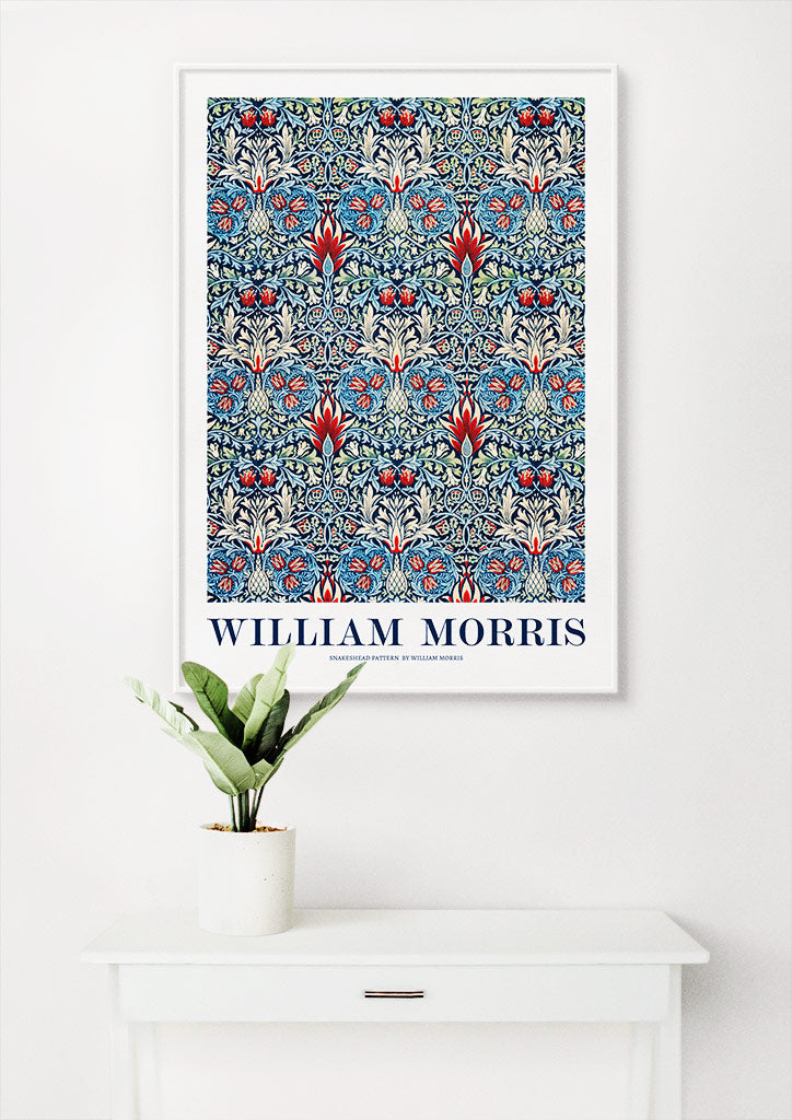 William Morris - Snakeshead Pattern Poster