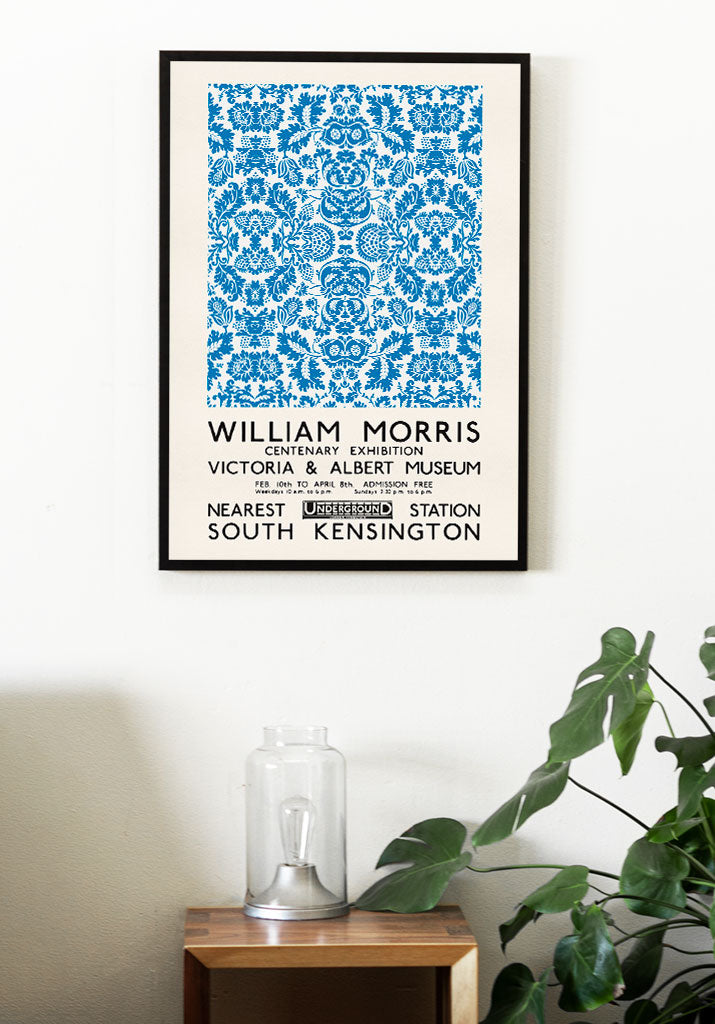 Venetian Pattern Exhibition Poster by William Morris